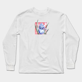 Iris In Watercolor Long Sleeve T-Shirt